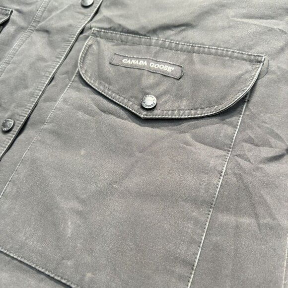 Canada Goose Down Parka Winter Coat Jacket Size Large Black - Picture 16 of 16